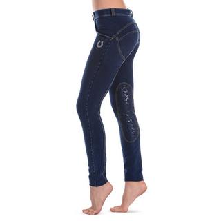 FREDDY WR.UP Pantalon d'équitation Skinny Taille Basse Denim Stretch Imprimé Grip  