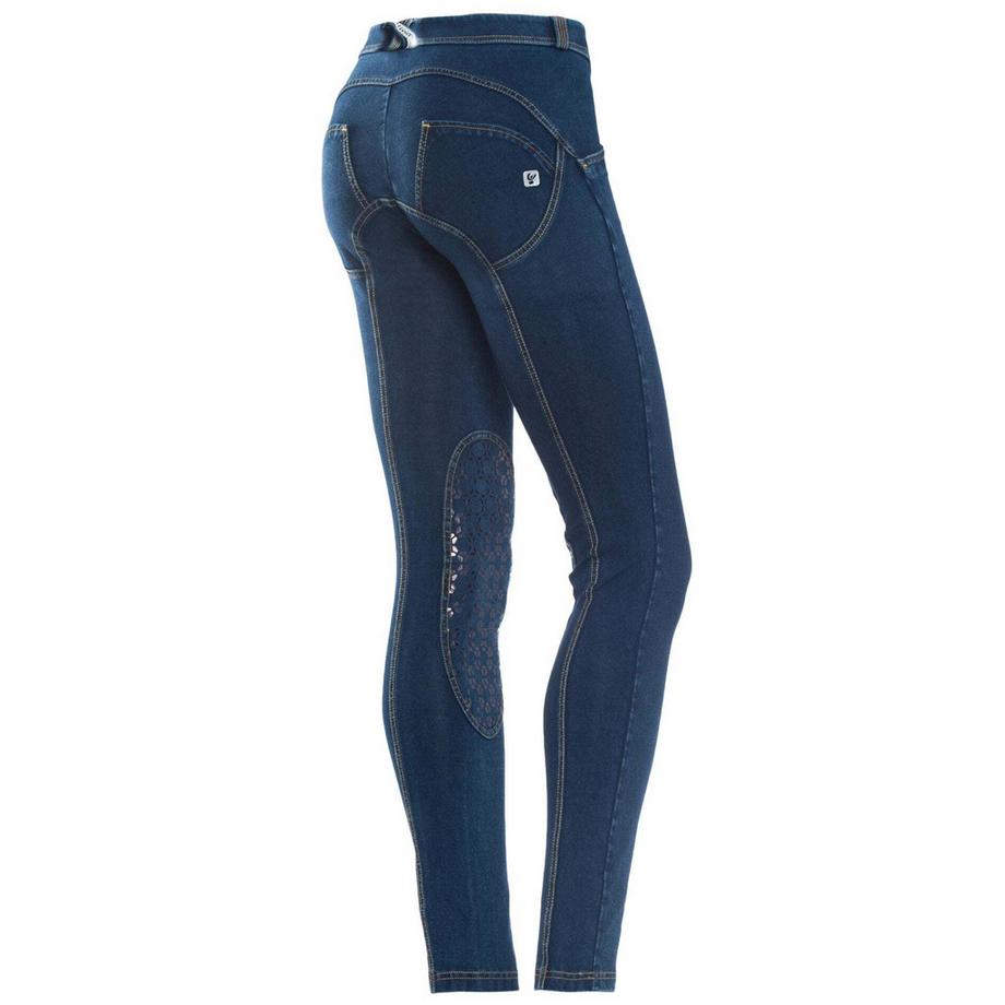 FREDDY WR.UP Skinny Reiterhose Tiefer Bund Stretch Denim Grip Print  