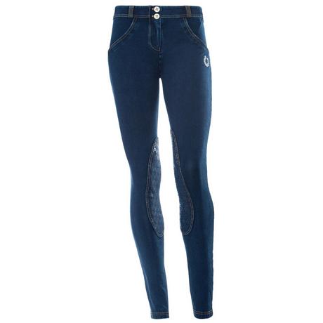 FREDDY WR.UP Pantalon d'équitation Skinny Taille Basse Denim Stretch Imprimé Grip  
