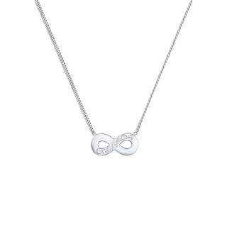 Elli  Collier Femmes Pendentif Symbole L'infini Avec Cristaux 