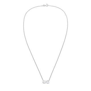 Elli  Collier Femmes Pendentif Symbole L'infini Avec Cristaux 