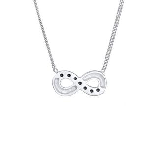 Elli  Collier Femmes Pendentif Symbole L'infini Avec Cristaux 