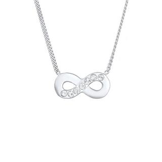 Elli  Collier Femmes Pendentif Symbole L'infini Avec Cristaux 