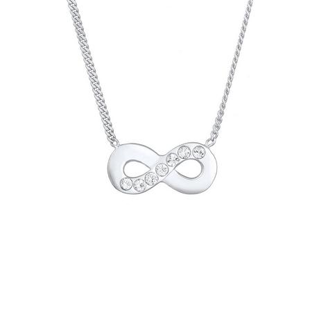 Elli  Collier Femmes Pendentif Symbole L'infini Avec Cristaux 