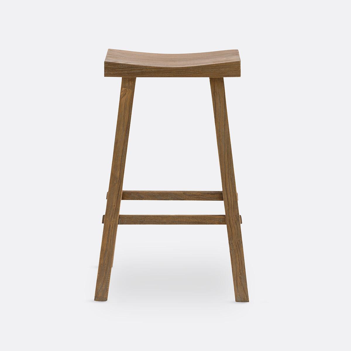 La Redoute Intérieurs Tabouret de bar en orme massif H75 cm  