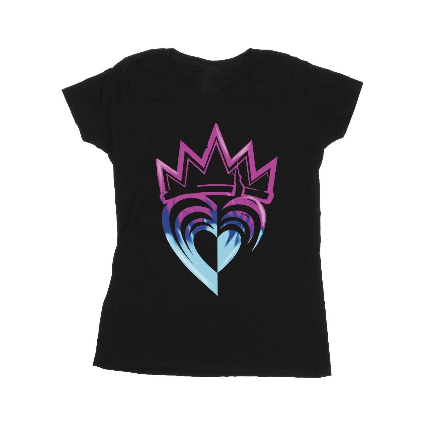 Image of Descendants Pink Crown Tshirt Damen Schwarz L
