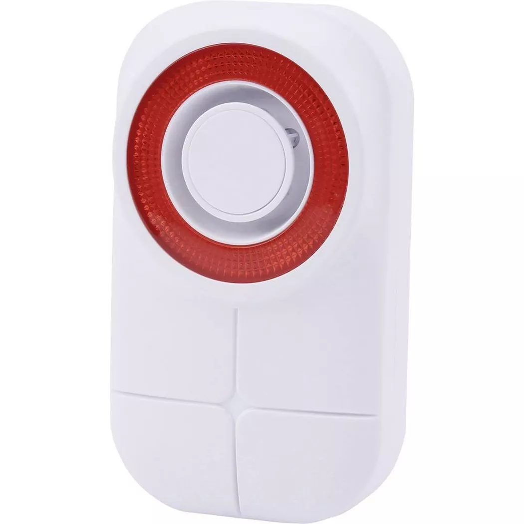 Olympia 6109 Wireless Alarm Outdoor Siren: Compact Loud 105 dB IP54.