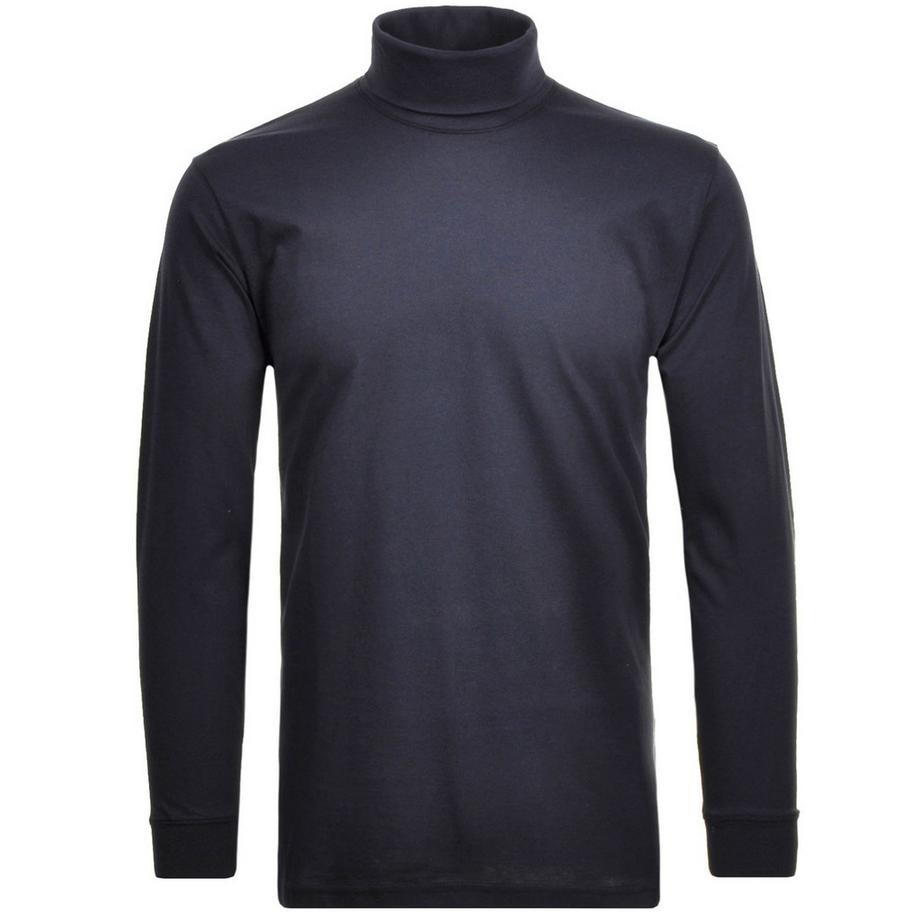Longsleeve  Bequem sitzend-Langarm Basic Rollkragen Regular Fit