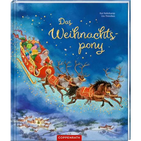 Das Weihnachtspony Haferkamp, Kai; Thönißen, Ute (Illustrationen) Copertina rigida 