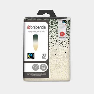 brabantia Brabantia 242243 rivestimento per asse da stiro Imbottitura per copriasse da stiro Cotone Beige, Verde  