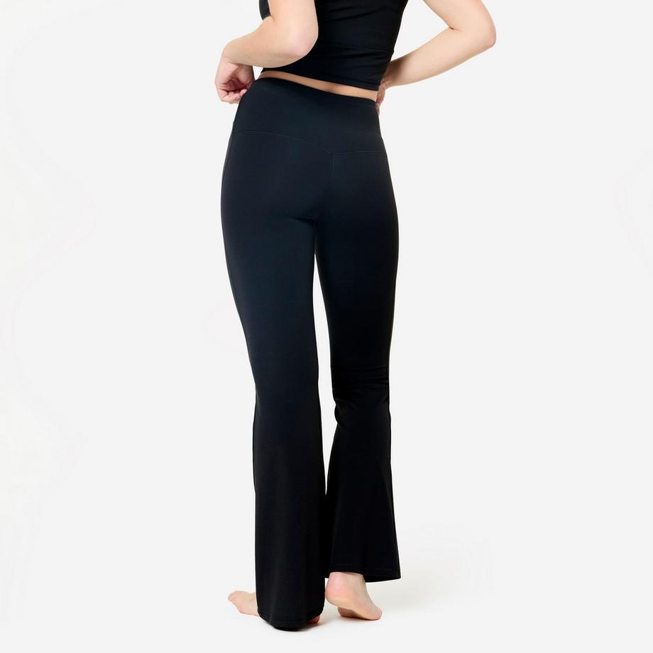 KIMJALY  Yoga-/Pilates-Leggings Flare, ,  Breathe, Schwarz 