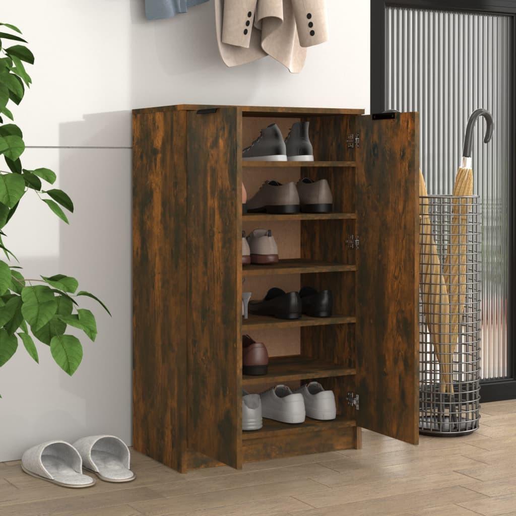 VidaXL Armoire à chaussures bois d'ingénierie  