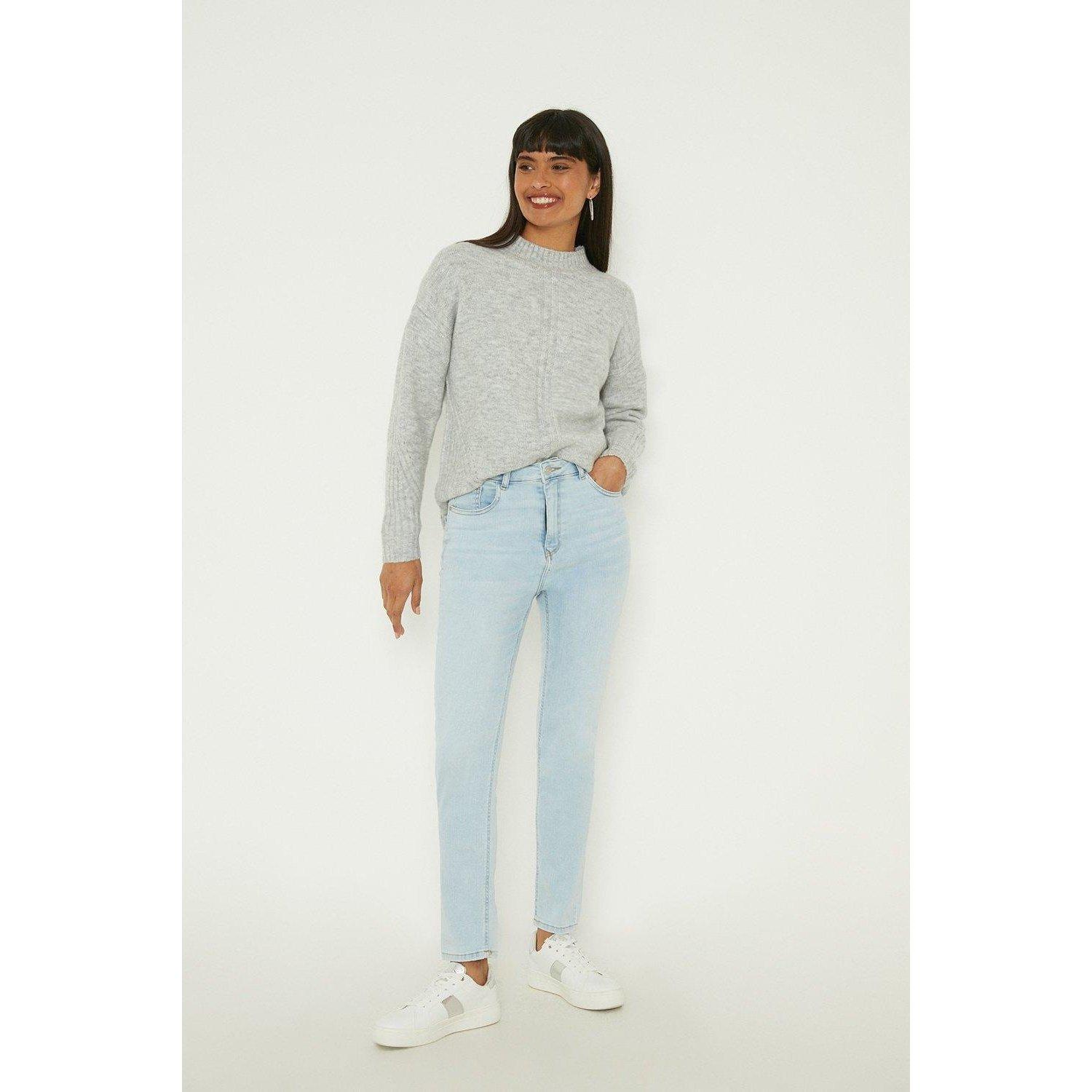 Image of Comfort Authentic Jeans Damen Hellblau 40