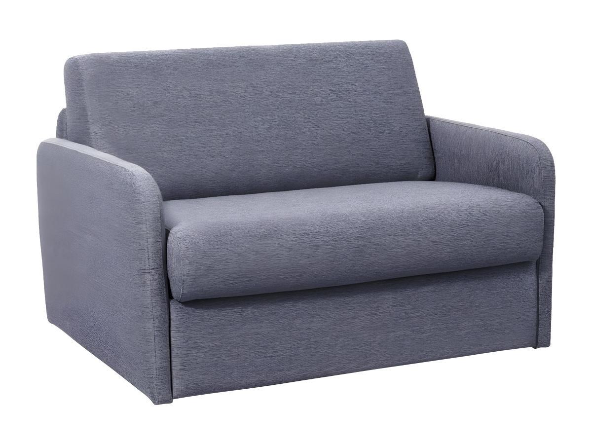 Vente-unique Fauteuil conible express en tissu NADOA Couchage 100 clair  