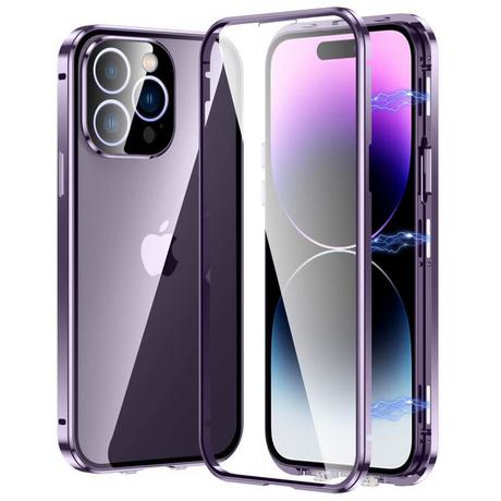 Cover-Discount  iPhone 15 Pro Max - Magnetische Schutzhülle mit Panzerglas 