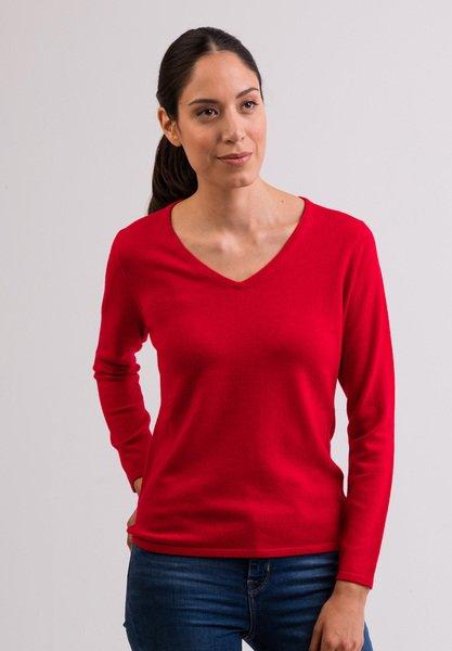 CASH-MERE.CH  Kaschmir V-Ausschnitt Pullover 