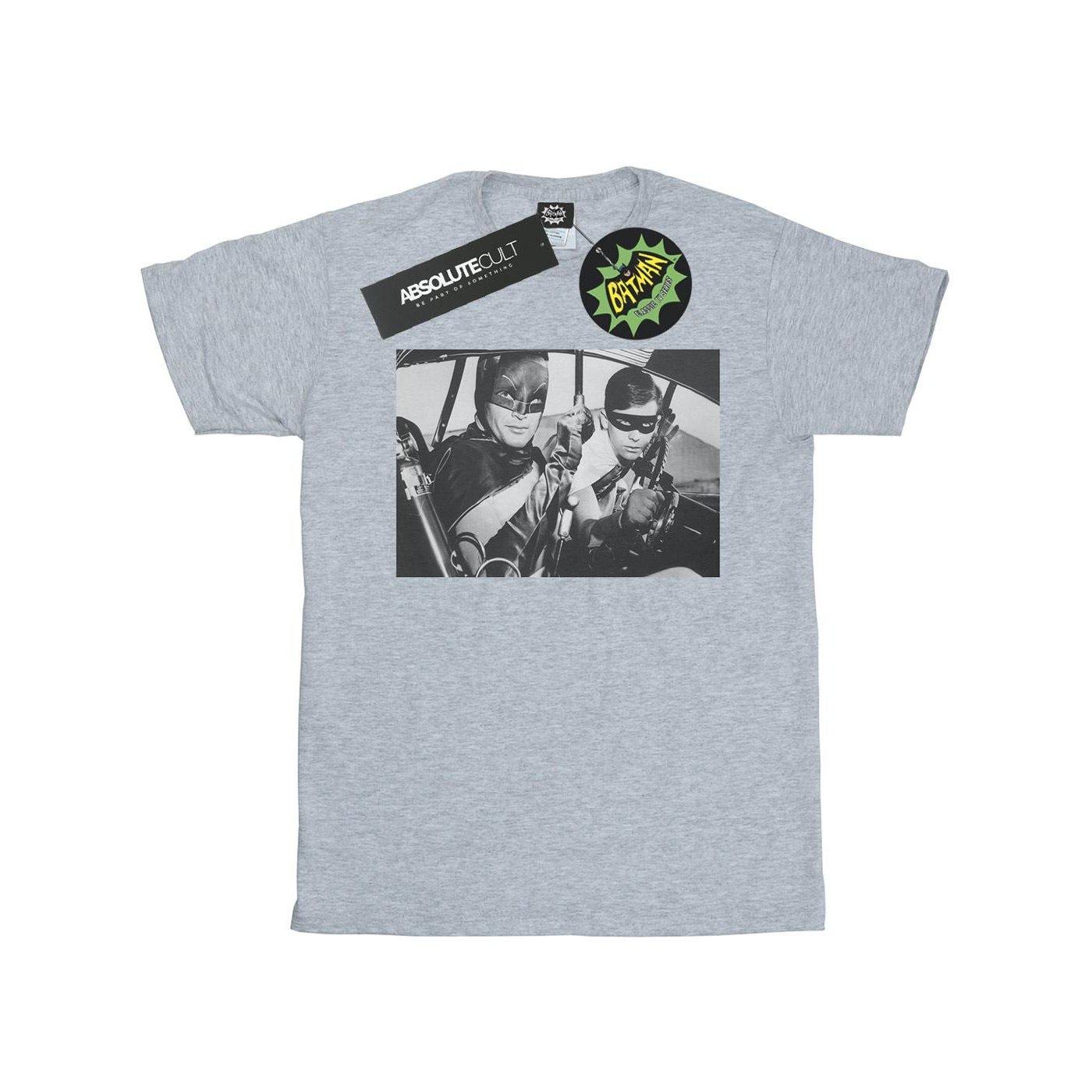 Image of Batman Tv Series Ready For Action Tshirt Herren Grau 4XL