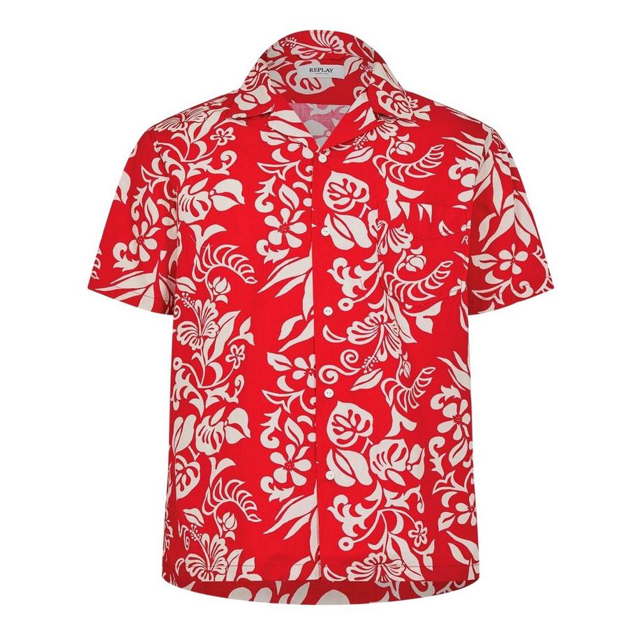 Camicia Hawaiano Maniche Corte