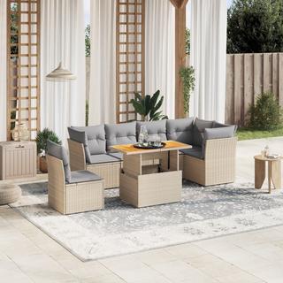 VidaXL Garten sofagarnitur poly-rattan  