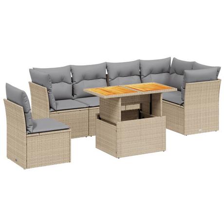 VidaXL Garten sofagarnitur poly-rattan  