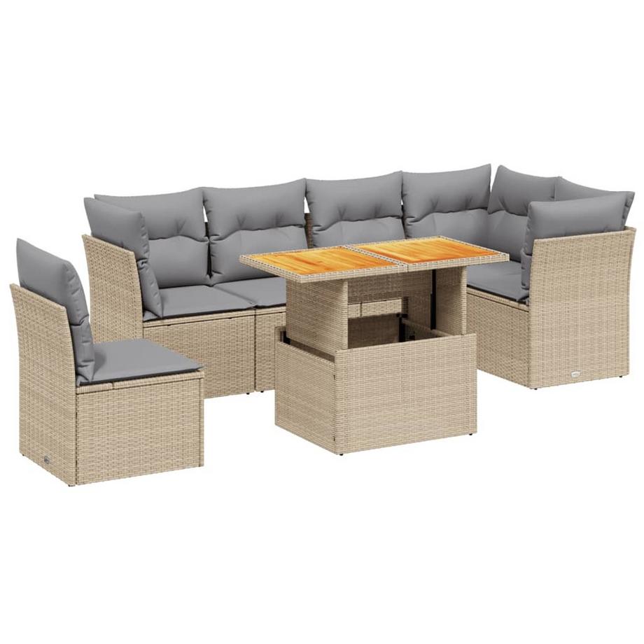 Garten sofagarnitur poly-rattan