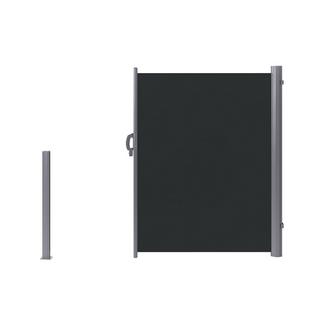 Beliani Seitenmarkise aus Stoff DORIO  