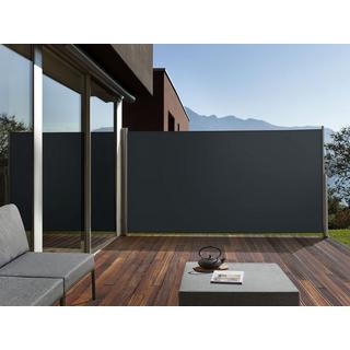 Beliani Seitenmarkise aus Stoff DORIO  