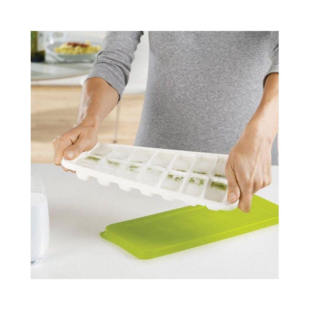 Joseph Joseph Quicksnap Plus Eiswürfelbehälter, weiss , 13x32.2x3.5 cm  