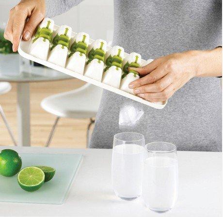 Joseph Joseph Quicksnap Plus Eiswürfelbehälter, weiss , 13x32.2x3.5 cm  