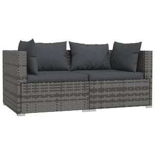 VidaXL set salotto da giardino Polirattan  