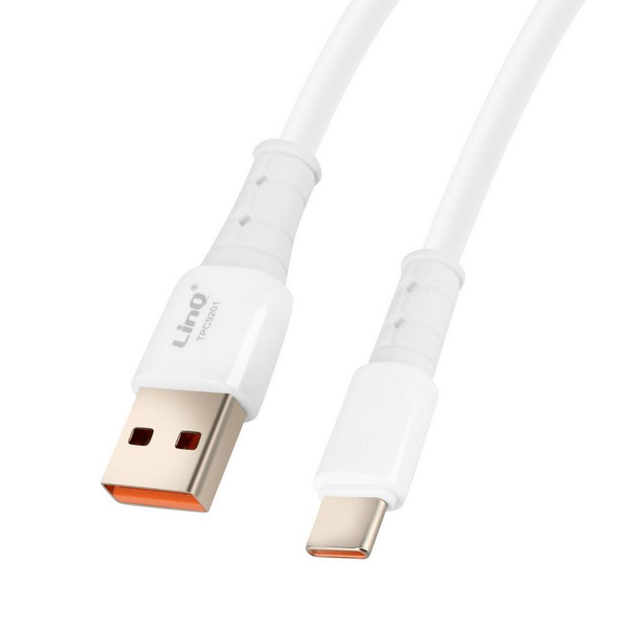 Avizar  USB / USB-C Kabel 1.2m Weiß, LinQ 