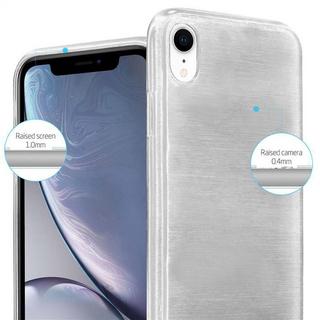 Cadorabo  Housse compatible avec Apple iPhone XR - Coque de protection en silicone TPU flexible au design brossé 