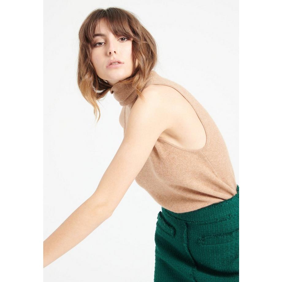 Studio Cashmere8 LILLY 13 Maglia dolcevita senza maniche  