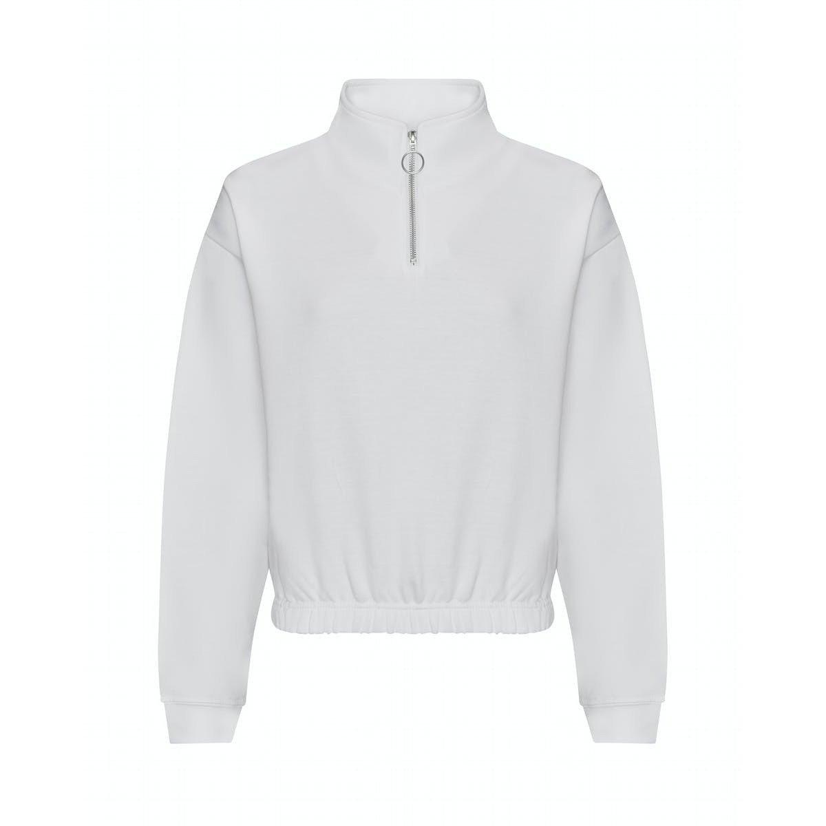 Image of Just Hoods Kurzes Sweatshirt Damen Weiss XL