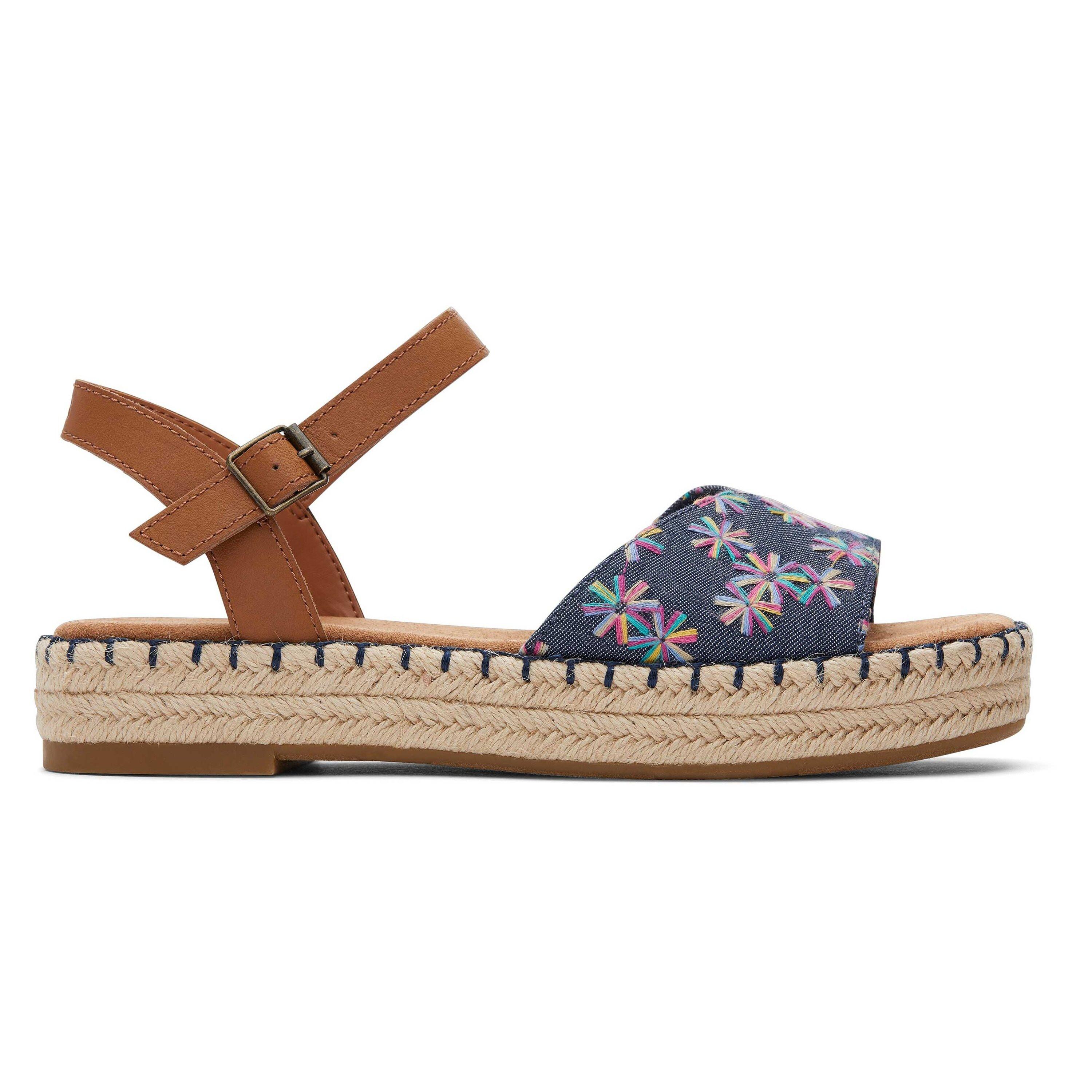 Image of Sandalen Mit Blumenmuster, Damen Abby Damen 36