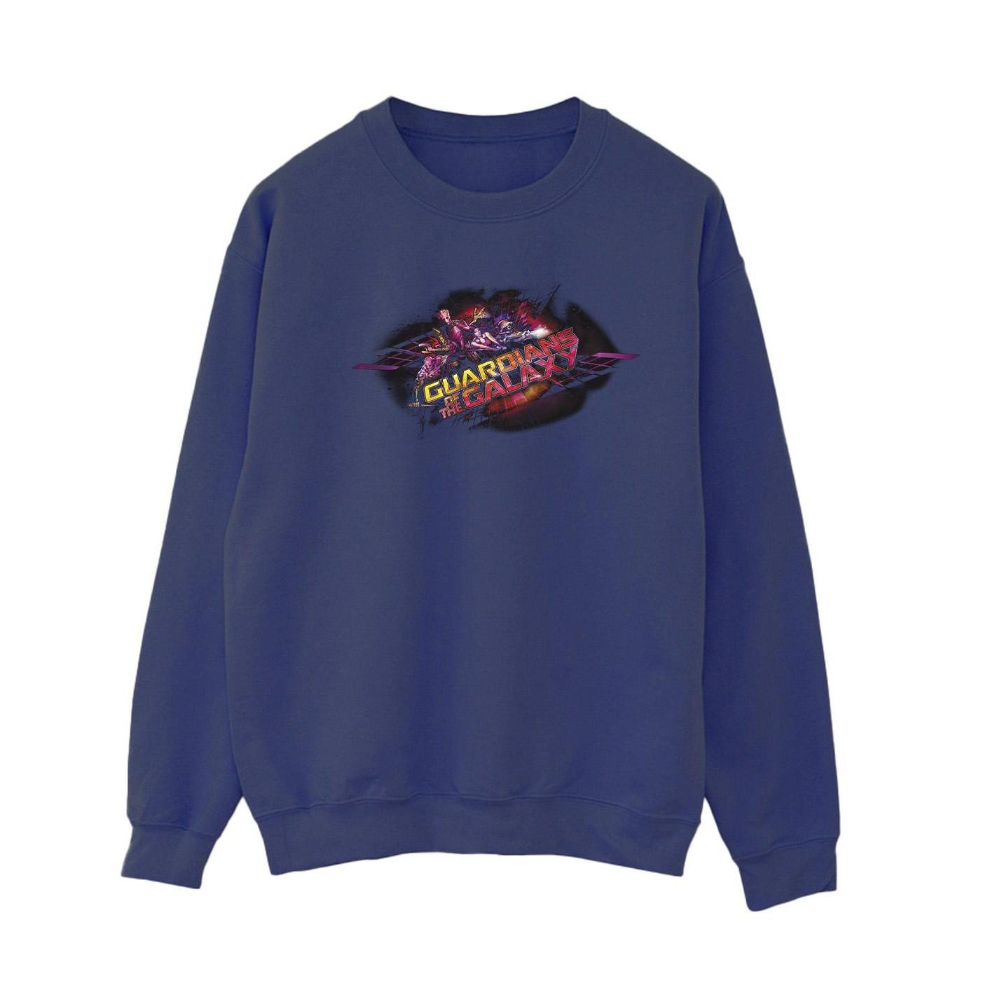 Image of Guardians Of The Galaxy Group Pose Sweatshirt Damen Marine XXL
