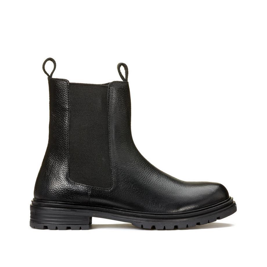 La Redoute Collections  Bottines montantes en cuir zippées 