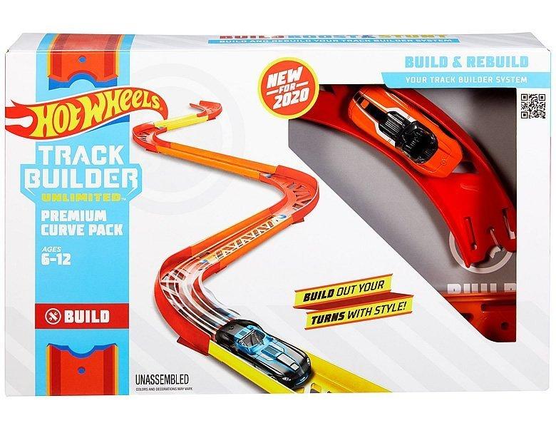 Hot Wheels  Track Builder Premium-Kurven-Set (1:64) 