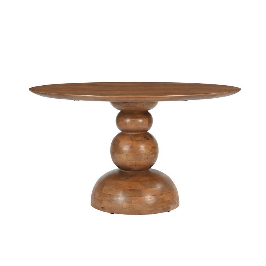 mutoni Table de salle à manger Luminia DRP nature 130x130  