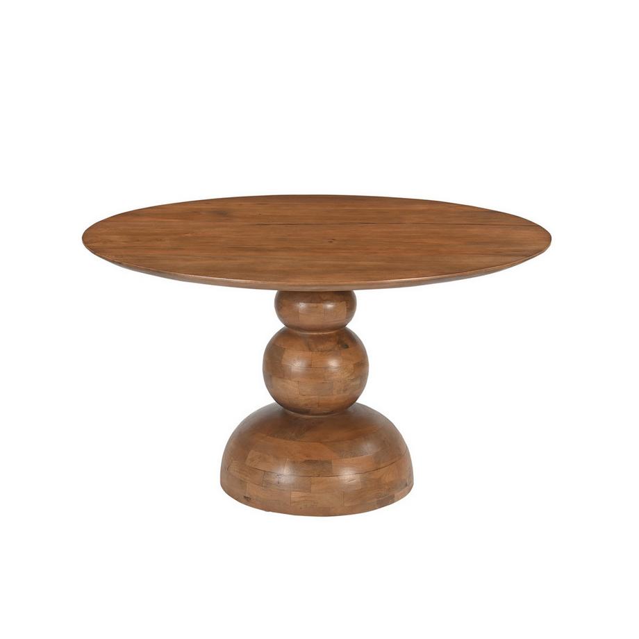 mutoni Table de salle à manger Luminia DRP nature 130x130  