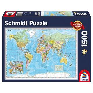 Schmidt  Puzzle Die Welt (1500Teile) 