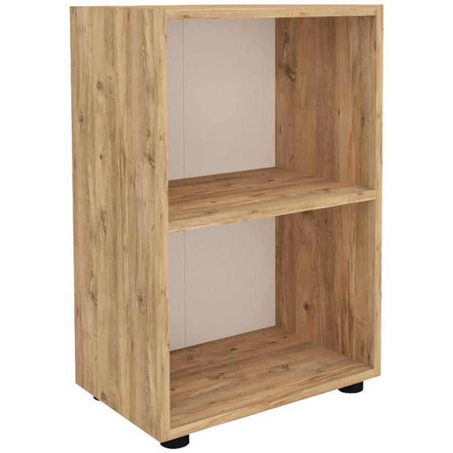 VCM Holz Büro Stand Regal Bücher Ordner Aktenregal Ordnerregal Bücherregal Ulas 2f  