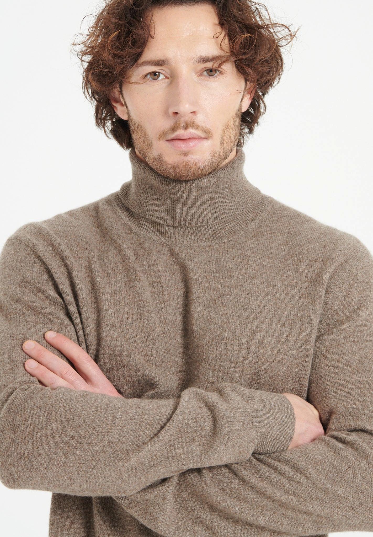 Studio Cashmere8  LUKE 3 Pull col roulé - 100% cachemire 