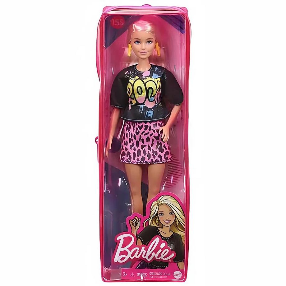 Barbie  Fashionistas Puppe im rockigen T-Shirt (Nr.155) 