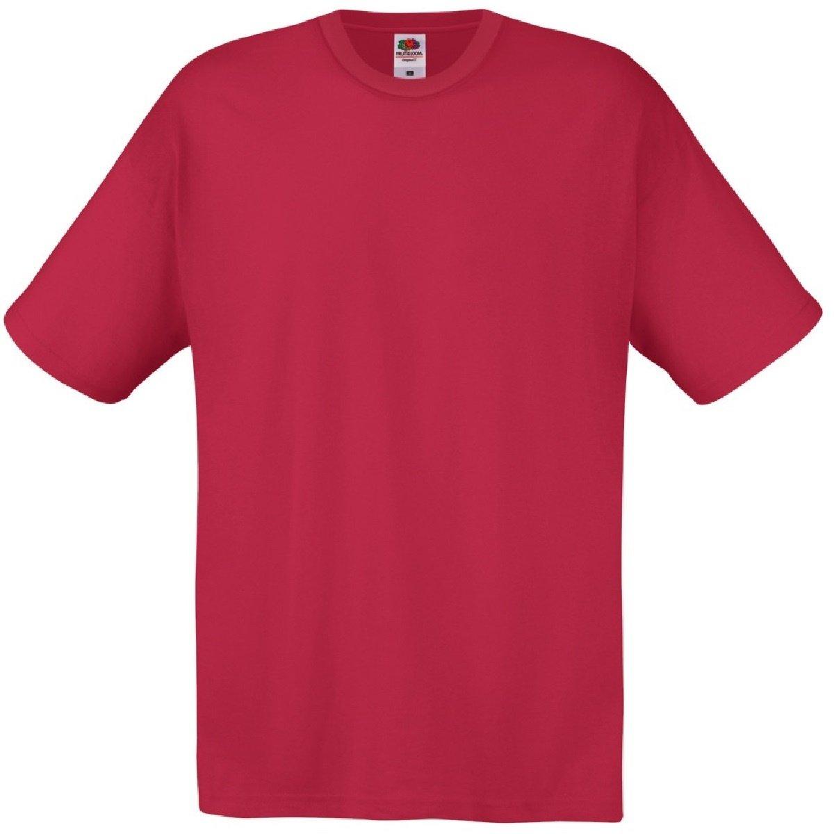 Image of Screen Stars Original Tshirt Herren Rot Bunt XXL