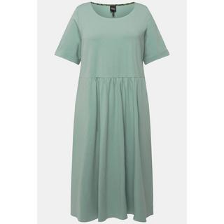 Ulla Popken  Jersey-Midikleid, A-Linie, Rundhals, Halbarm 