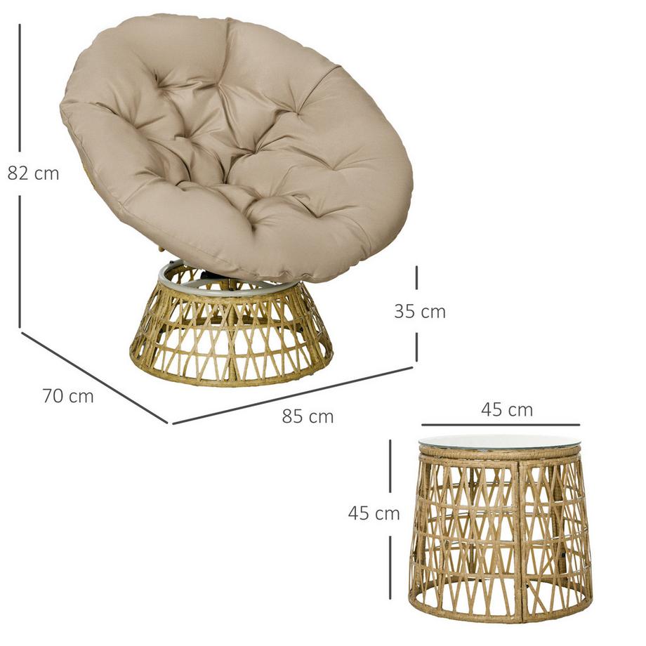 Outsunny Gartenmöbel Set  