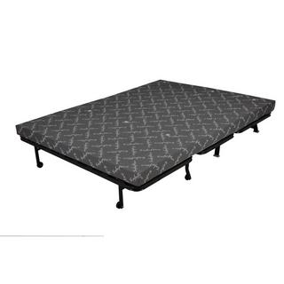 Vente-unique Canapé convertible BZ 100% coton fermeture assistée, 160x200 cm noir CANYON III  