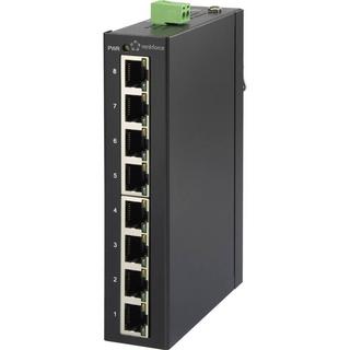 Renkforce  Switch Fast Ethernet 8 ports pour rail din 