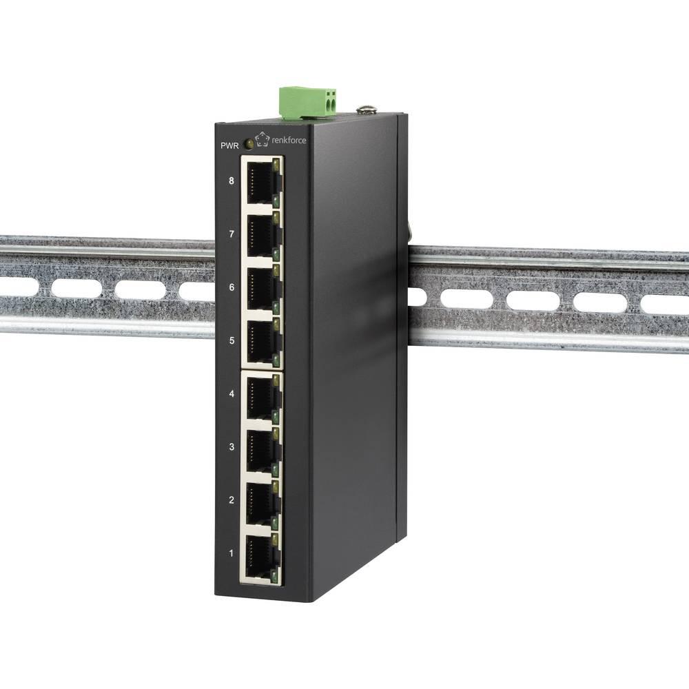 Image of 8 Port Fast Ethernet Switch für Hutschiene